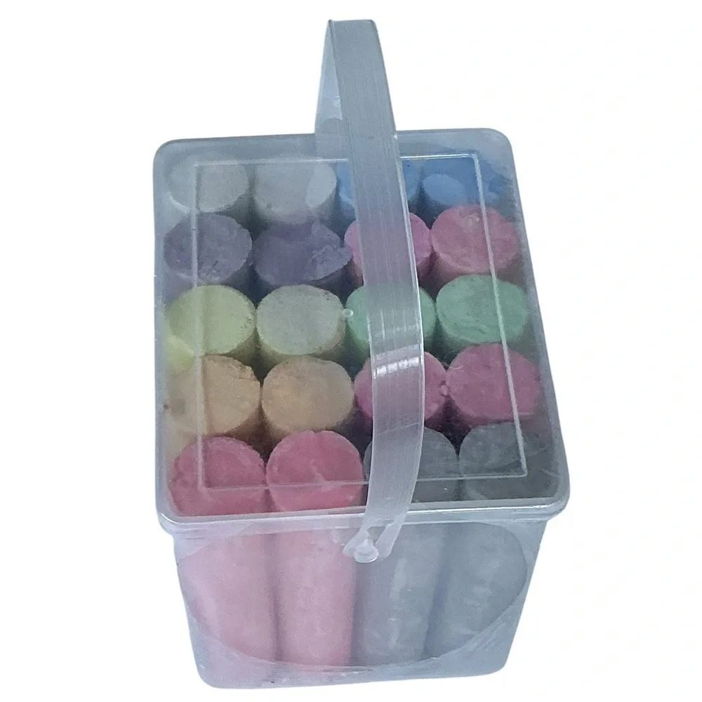 My Little Pony Jumbo Sidewalk Chalk Sticks in Storage Tub 20 Piece Multicolor